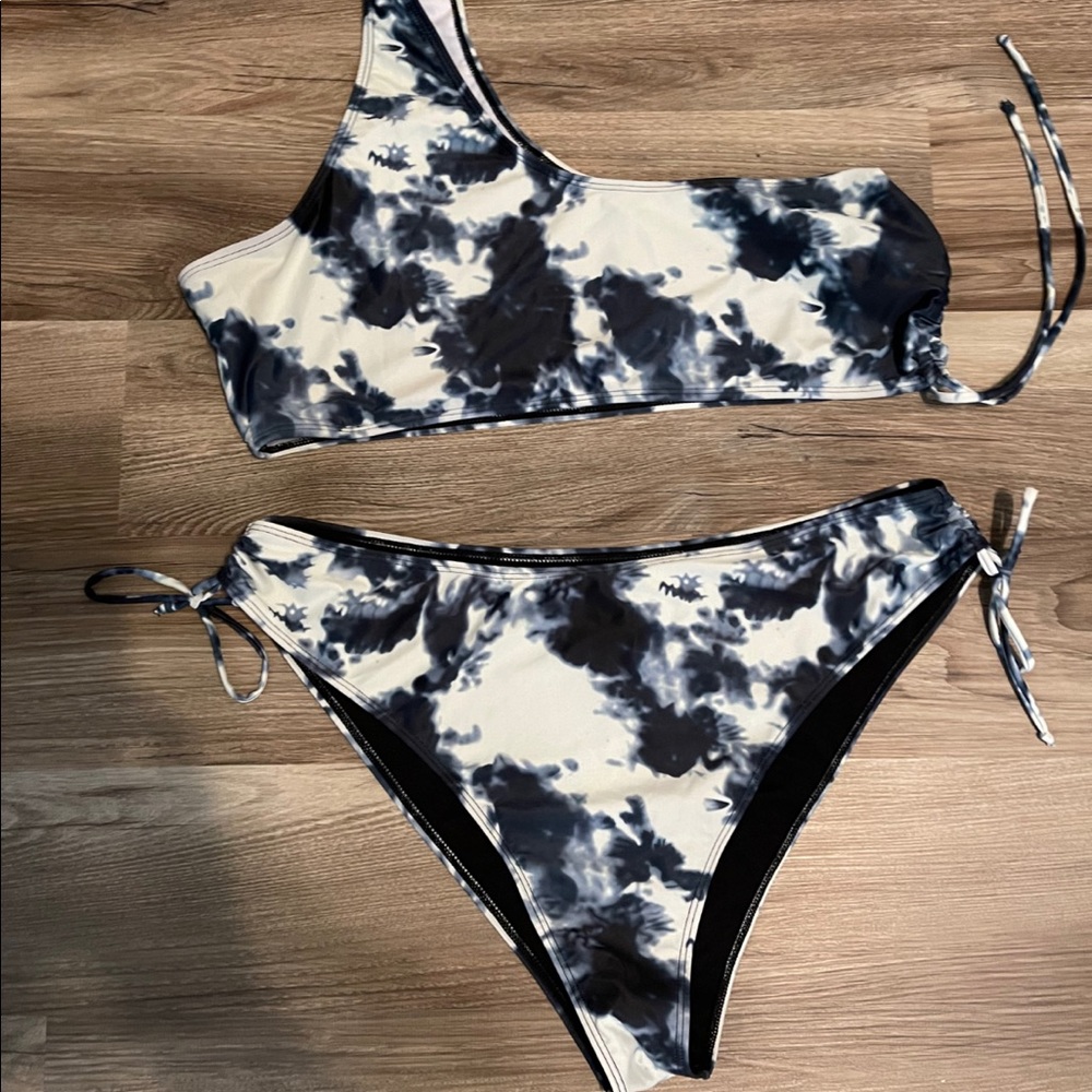Shein 4x one shoulder swimsuit